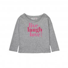 8GKTEE 7J: Live Laugh Love L/Sleeve Top (3-8 Years)